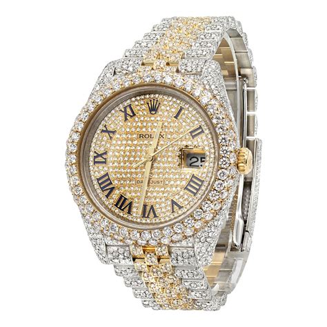 cheap mens fake diamond watches|watches with faux diamonds.